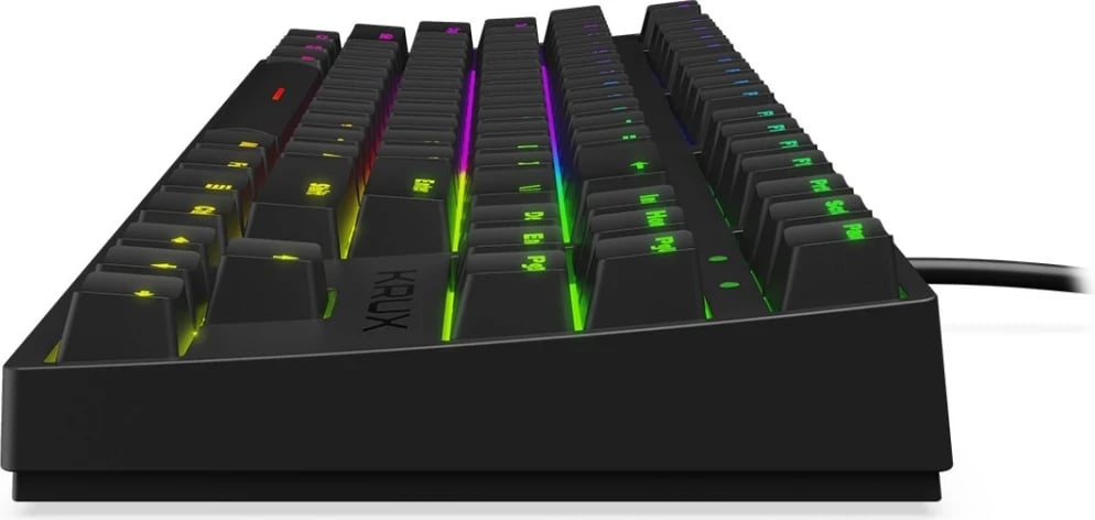 Tastierë Krux Atax Pro, RGB, e zezë