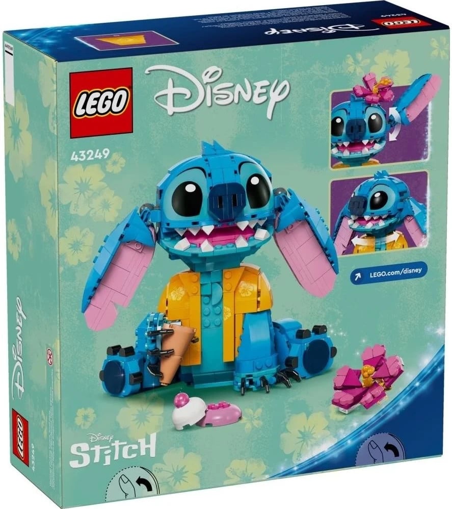 Komplet LEGO Disney Classic 43249 Stitch, 730 pjesë, plastikë, për fëmijë 9+