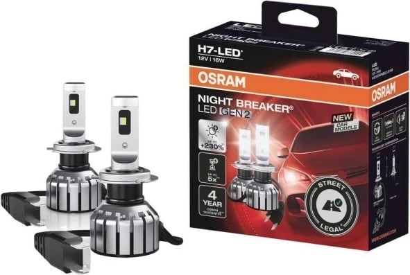 Llamba LED OSRAM Night Breaker Gen 2 për vetura, H7