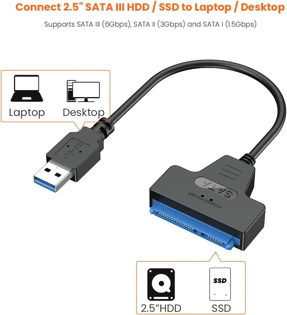 Konvertues USB 3.0 - SATA