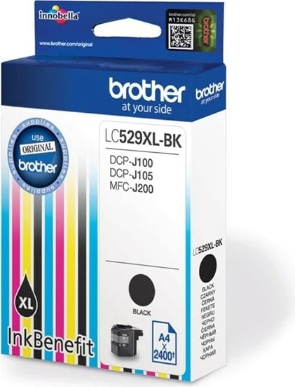 Ngjyrë LC529XL-BK për printer Brother, e zezë