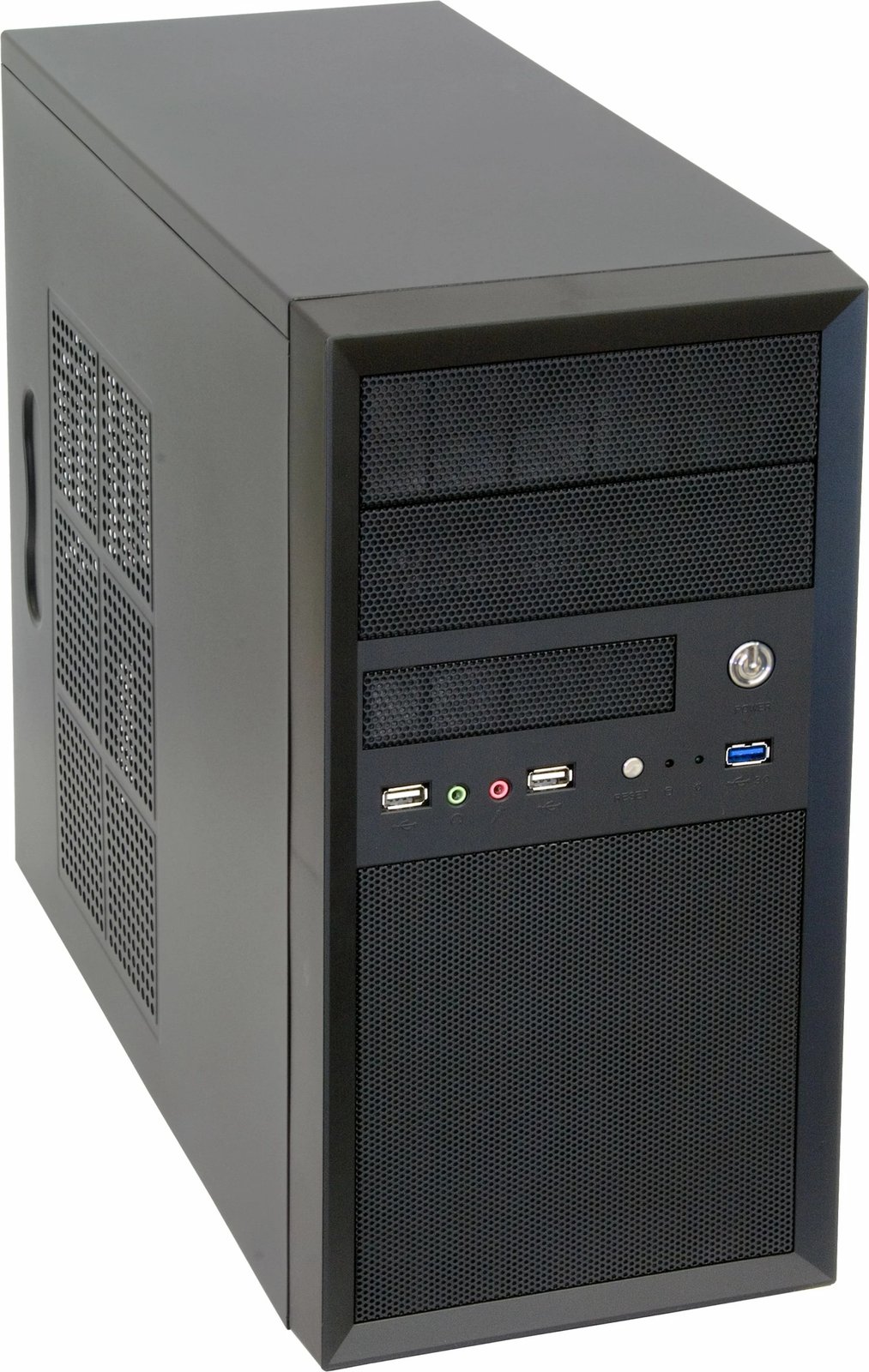 Kasë Chieftec CT-01B-OP, Mini Tower, micro ATX, e zezë