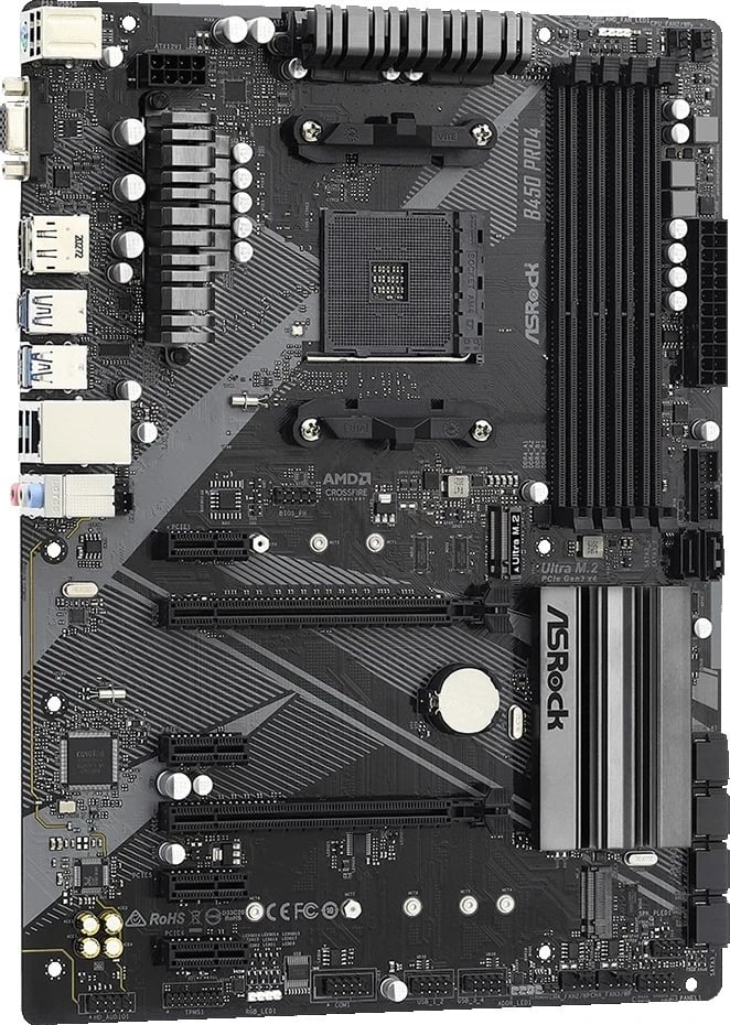 Kasë për kompjuter ASRock B450 Pro4 R2.0