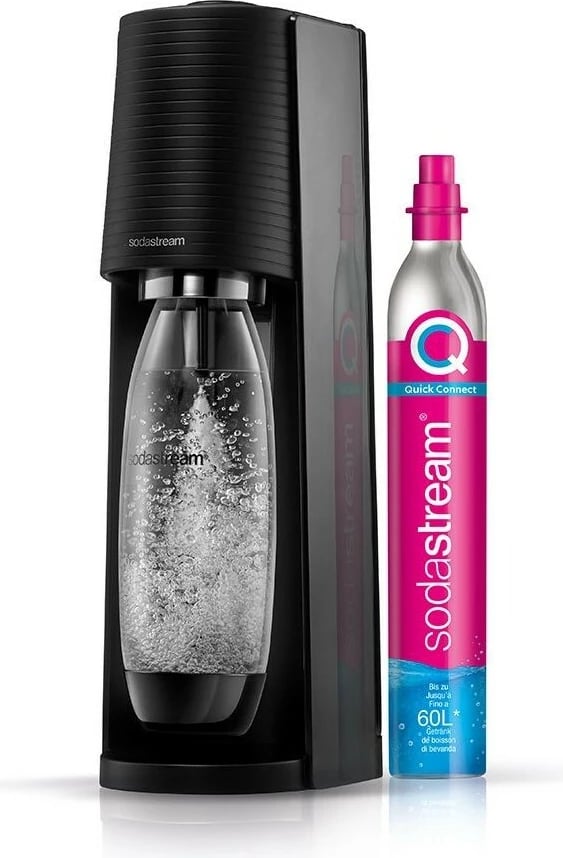 Aparat për gazim uji SodaStream Terra, 1 L, 60 L, e zezë