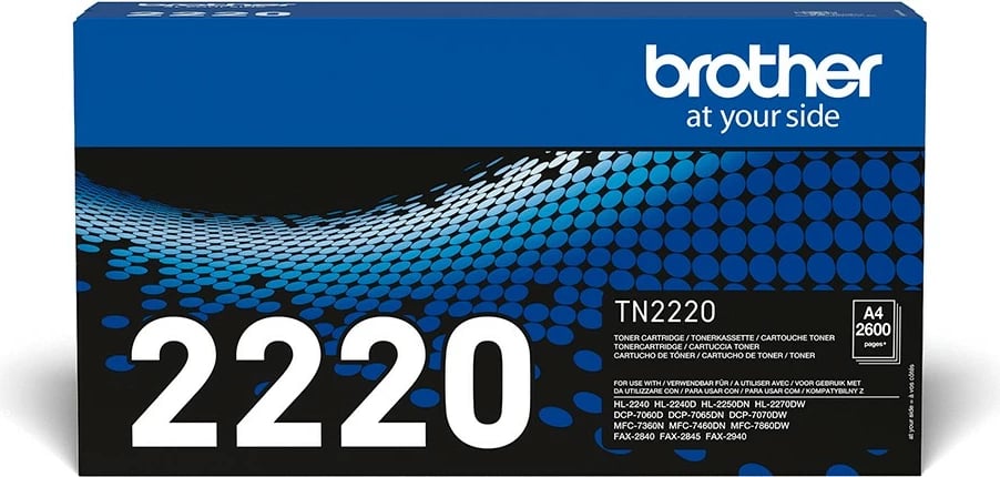 Toner Brother TN-2220, 2600 faqe, E zezë, 1 copë