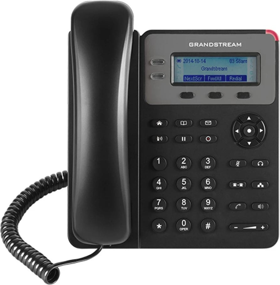 Telefon IP Grandstream GXP1615, Dorezë me kabllo, Montim tavolinë/mur, 1 linjë, 500 kontakte, Digjital