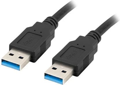 Kabllo USB Lanberg, 1.8m,  e zezë