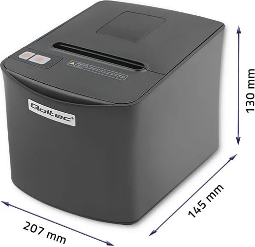 Printer për faturat Qoltec 50255, termik, me USB dhe LAN