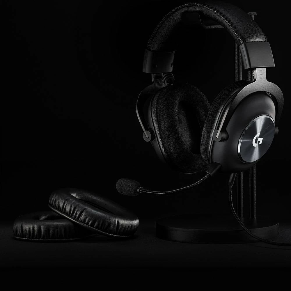 Kufje gaming Logitech G PRO X, 7.1 Surround Sound,, të zeza