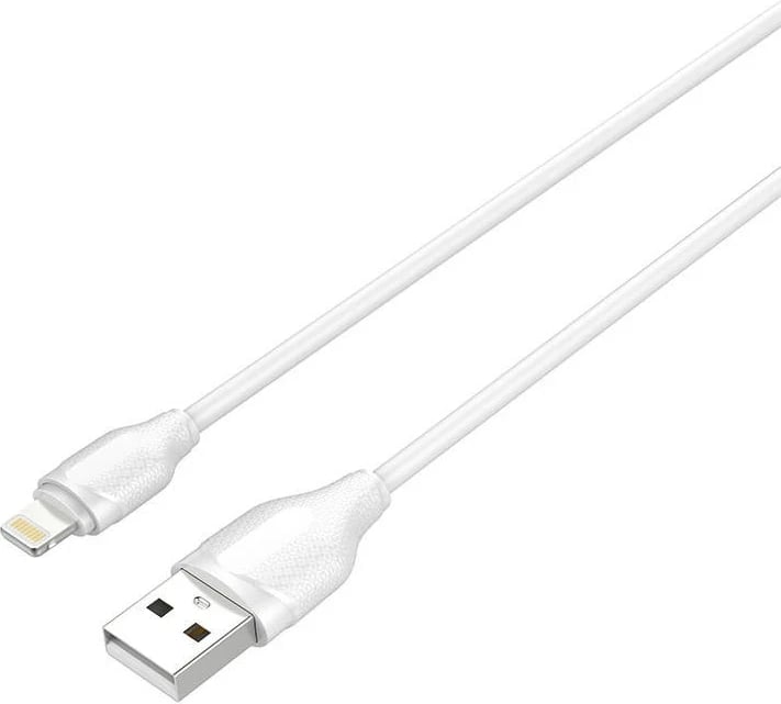 Kabllo LDNIO USB-A/Lightning, 2m, e bardhë