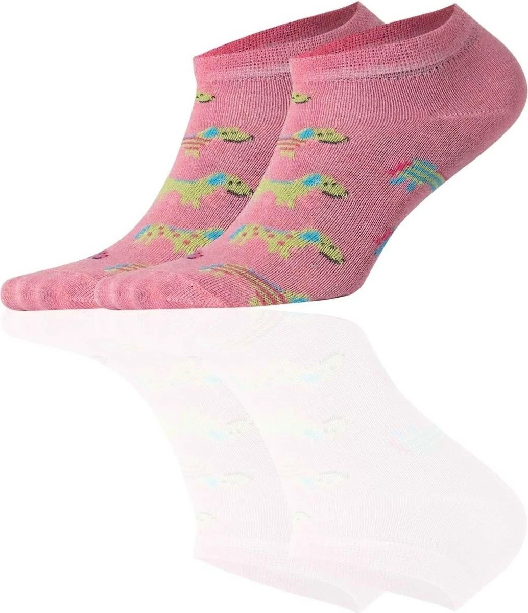 Çorape për femra Socksmax, 3 palë, gri dhe rozë