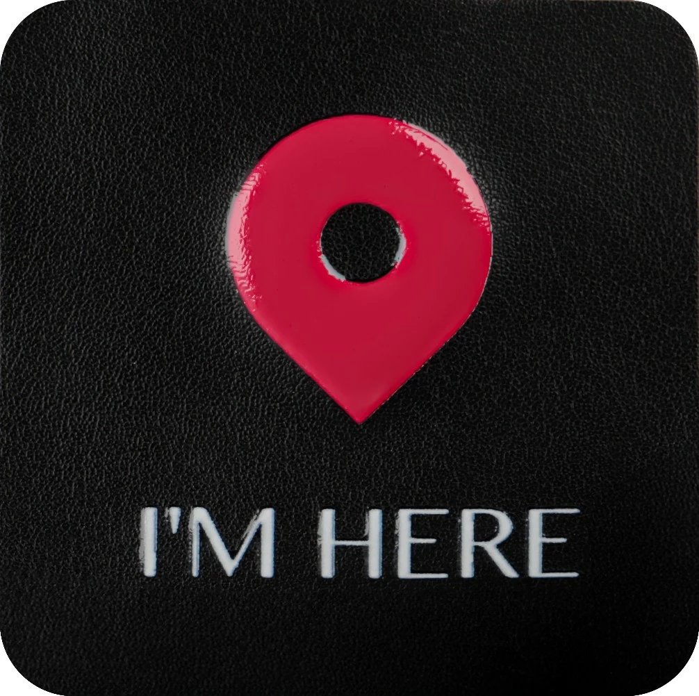 Patch për kapelë Black Börk V1 I'm Here, për meshkuj, e zezë