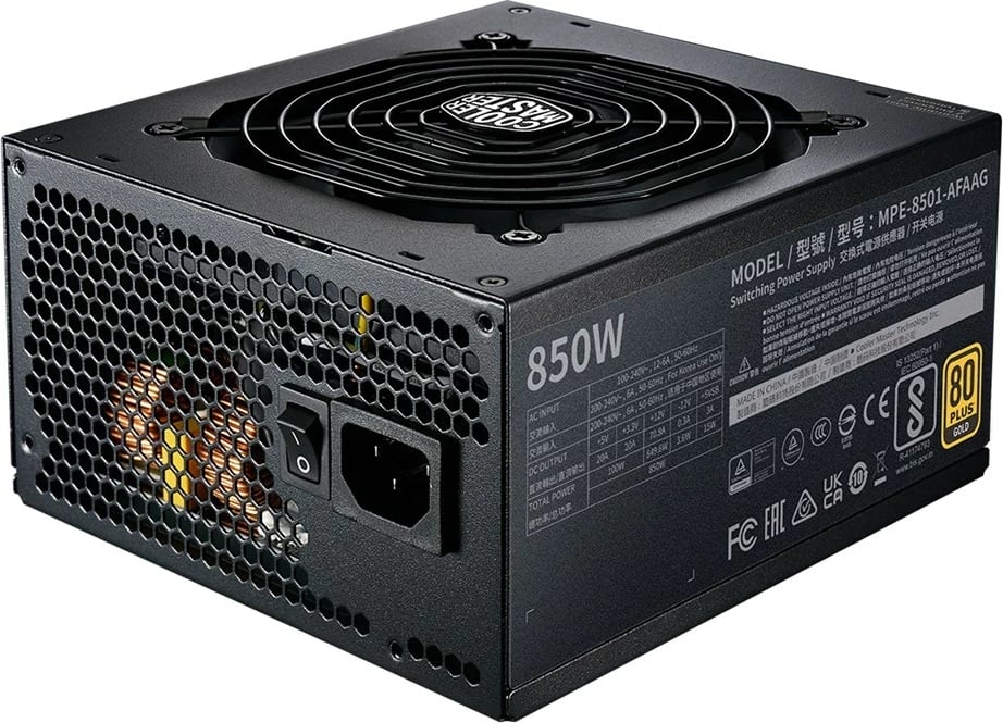 Furnizues energjie Cooler Master MWE Gold 850 V2, 850 W, i zi