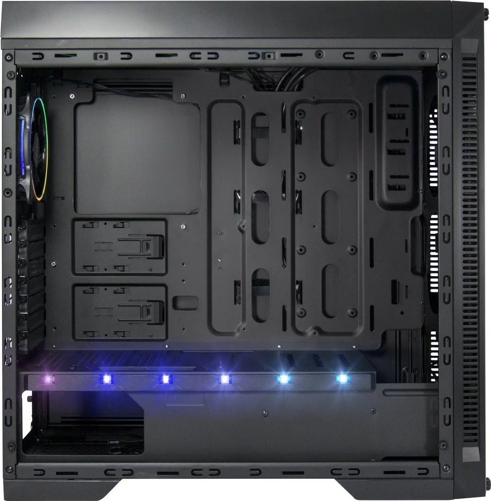 Kasë Inter-Tech X-908 Infini2, Tower, PC, ATX, ITX, micro ATX, Mini-ITX, e zezë