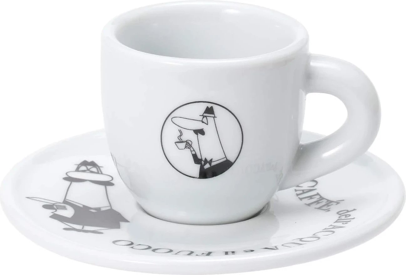 Set filxhanësh espresso BIALETTI CAROUSEL Porcelan 4x 50 ml Bardhë