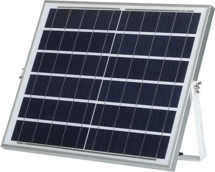 Projektor LED solar V-TAC 16W, IP65, me telekomandë, timer VT-40W 6000K, ngjyrë e zezë