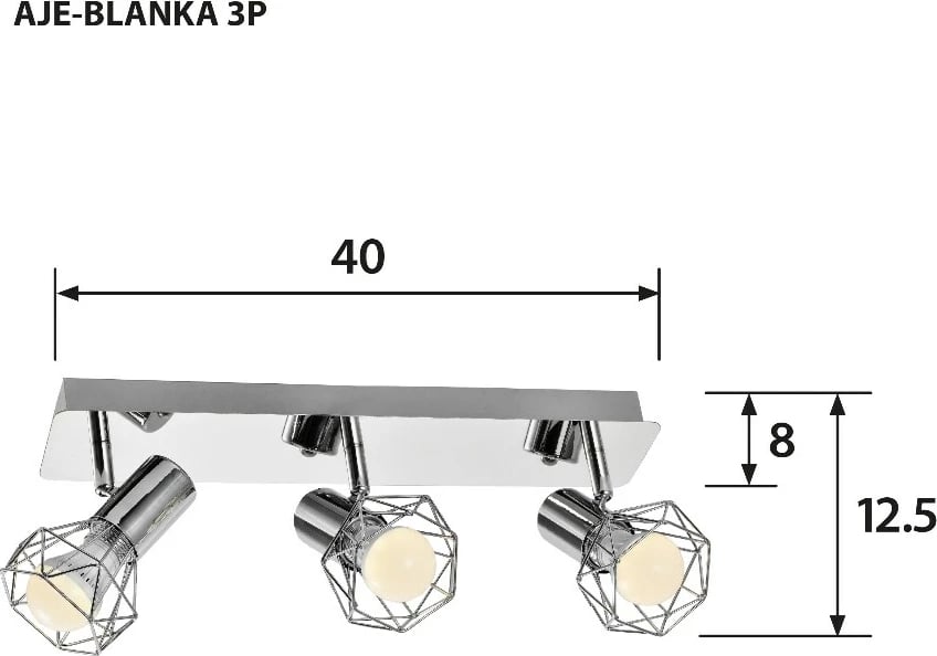 Llambë tavani Activejet AJE-BLANKA 3P