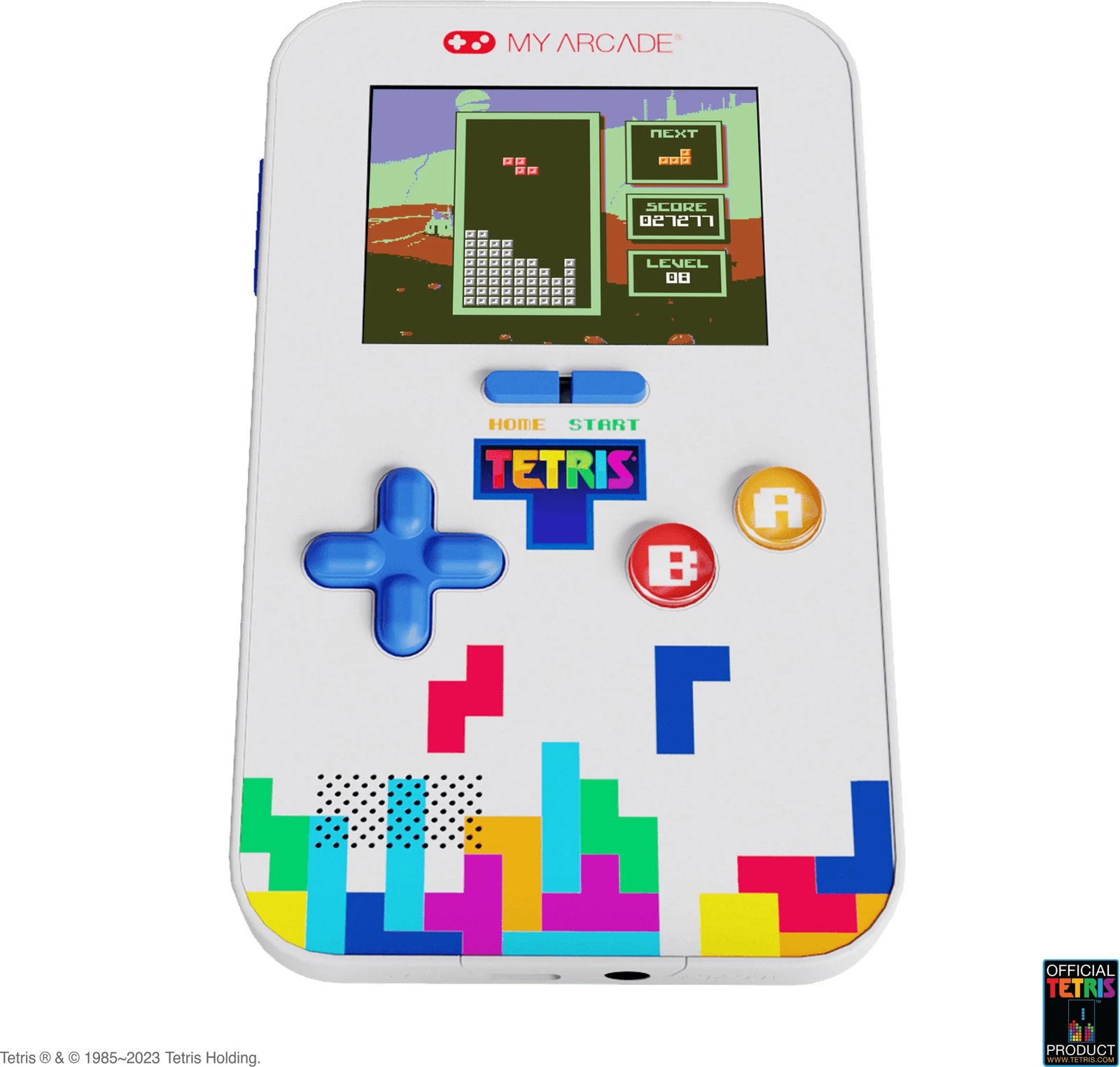 Paisje portative lojërash Tetris, My Arcade Go Gamer Classic, 2.5", 301 lojëra, e bardhë