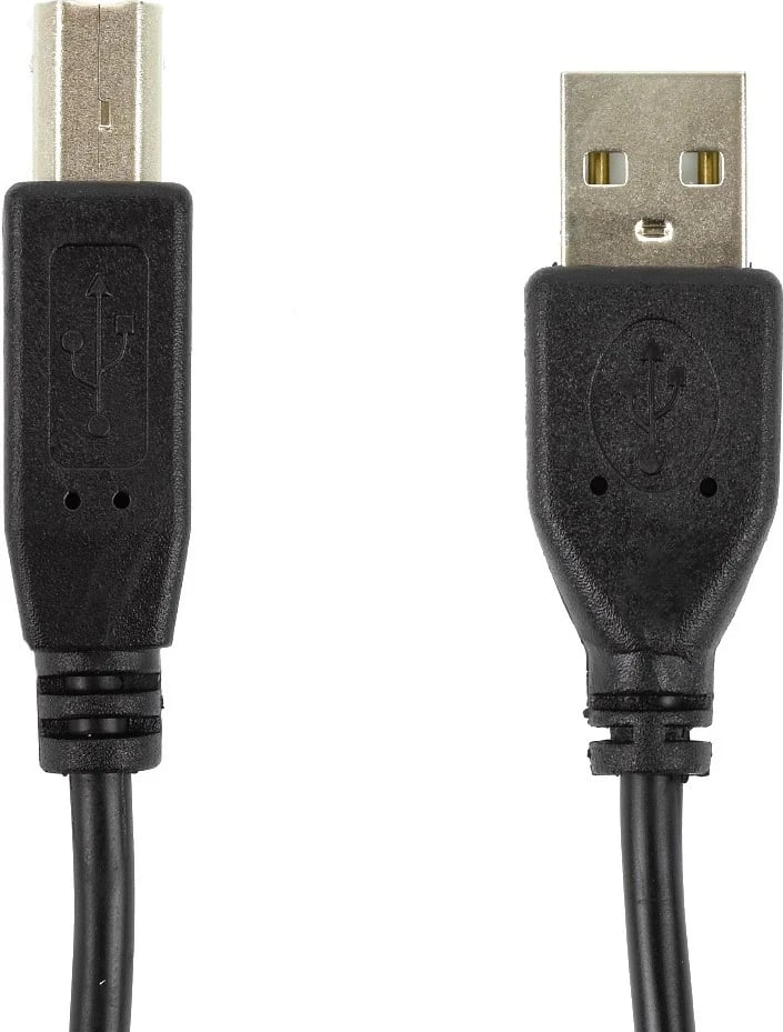 Kabllo USB 2.0 në USB-B Accura, 1.8m, e zezë