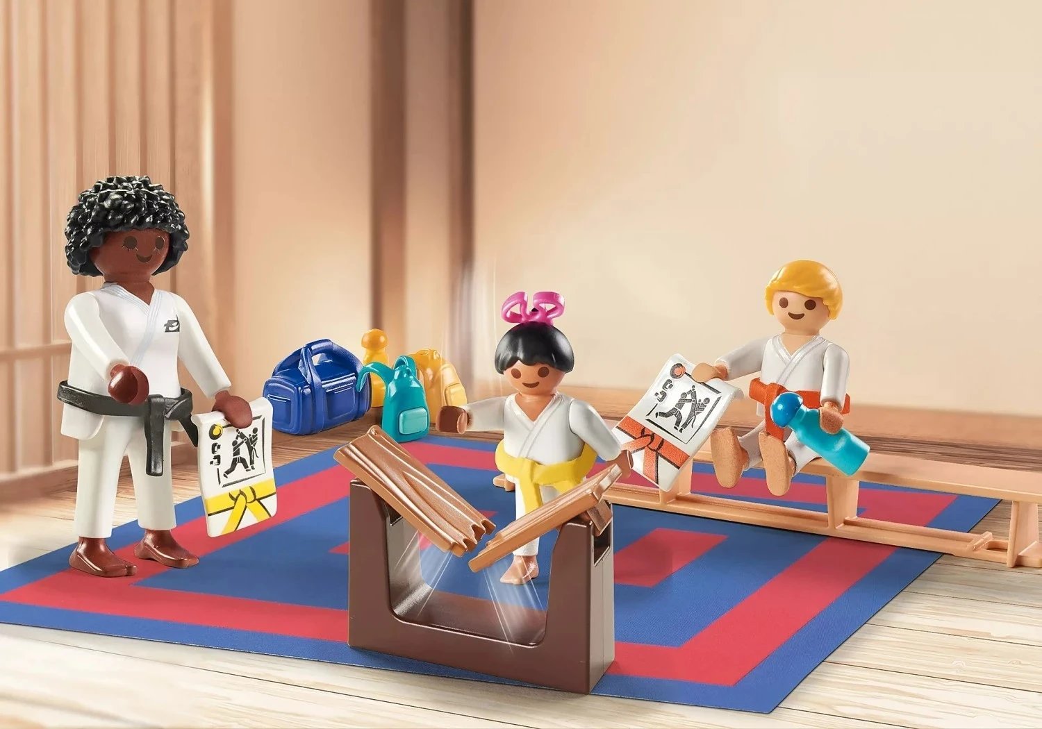 Set ndërtimi Playmobil Sport & Action 71186 Trening karate