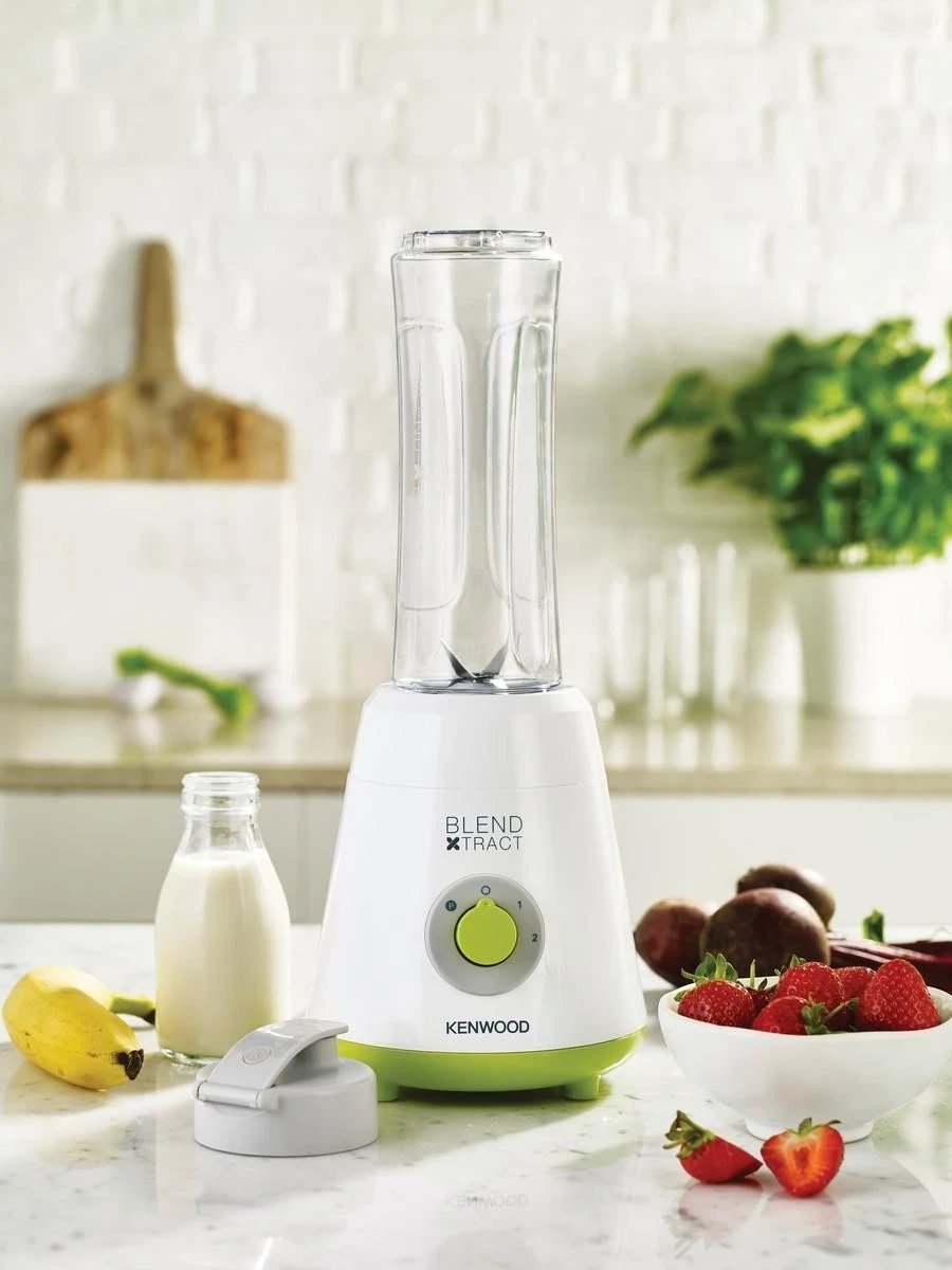 Blender Kenwood SMP060WG, me shpejtësi të dyfishtë dhe ngjyrë të bardhë-jeshile