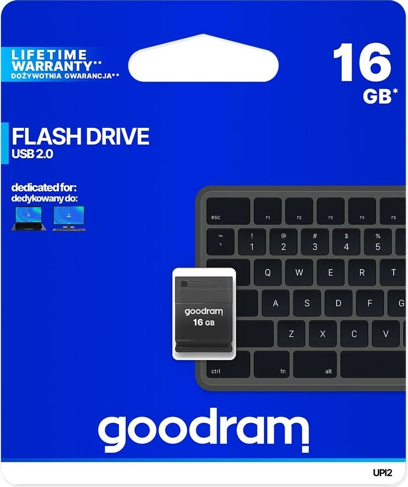 Usb, Goodram UPI2, Type-A,16 GB. e zezë