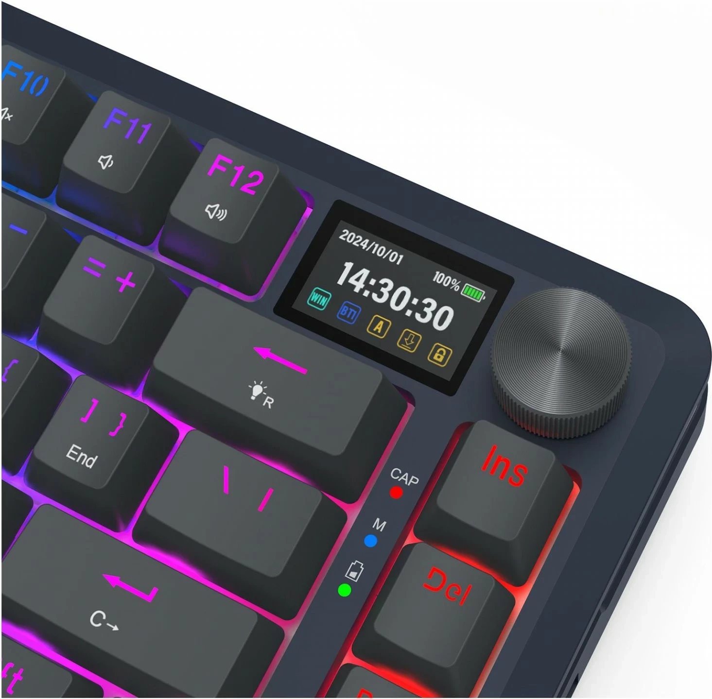 Tastierë Redragon Flekact K708-RGB-PRO, RGB, mekanike, e zezë