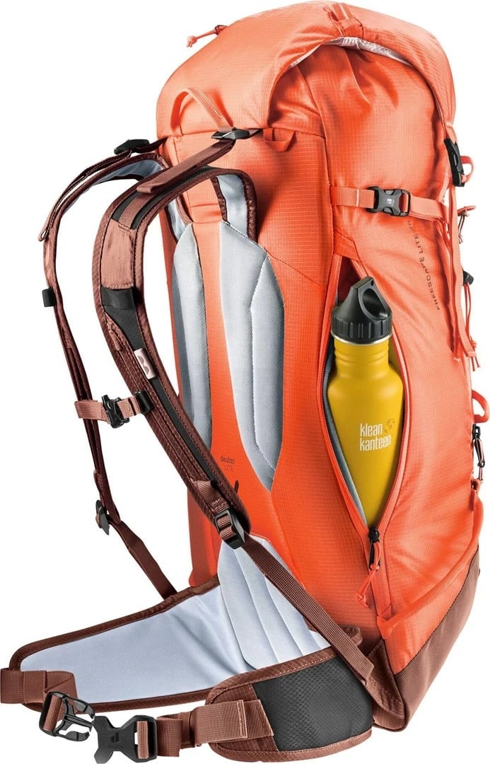 Çantë shpine Deuter Freescape Lite 26 l, për ski, Portokalli