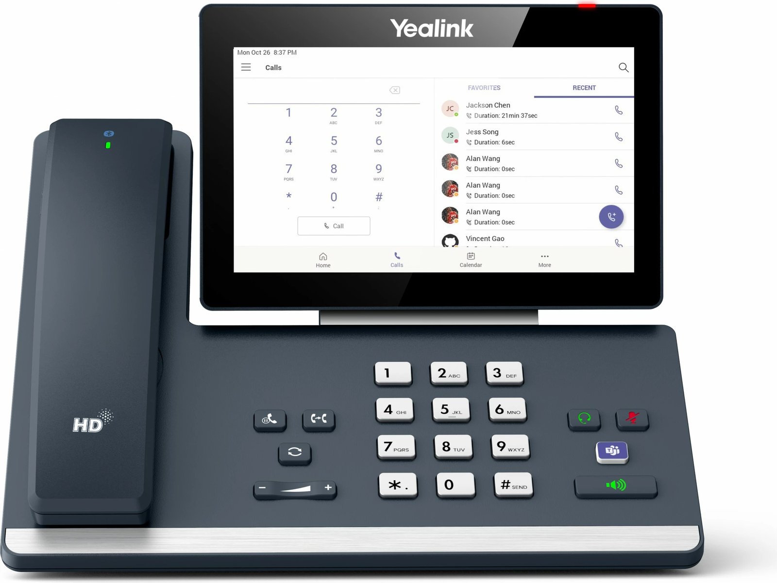 Telefon IP Yealink MP58-WH Microsoft Teams Edition, Wireless handset, Desk, Android, Gri