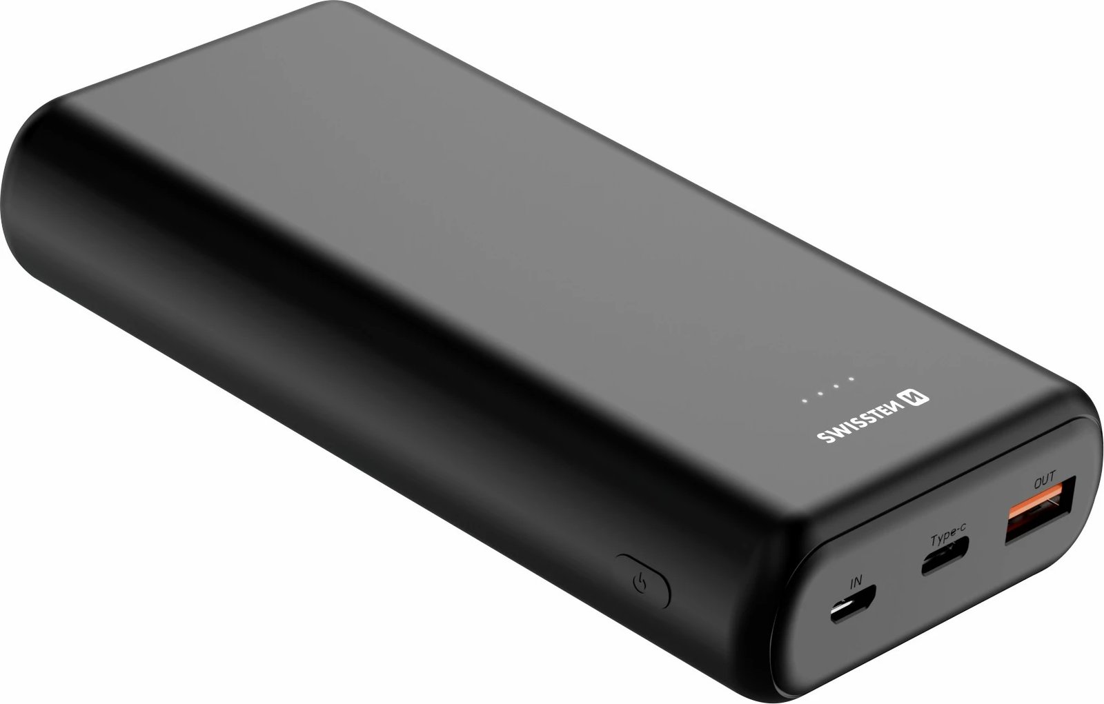 Power Bank Swissten, USB-C , 20.000mAh, e zezë