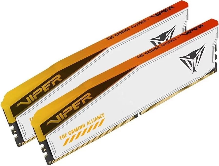 RAM Memorje Patriot Viper Elite 5 RGB TUF 32GB [2x16GB 6600MHz DDR5 CL34 DIMM] e bardhë