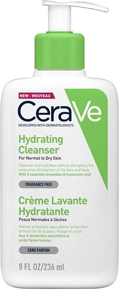 Losion hidratues dhe pastrues CeraVe, për lëkurë normale dhe të thatë, 236 ml
