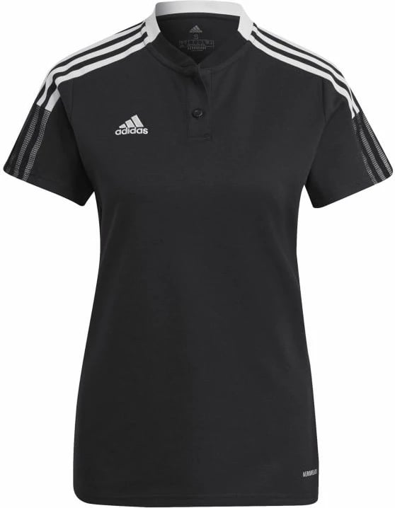 Maicë polo për femra adidas Tiro 21, e zezë