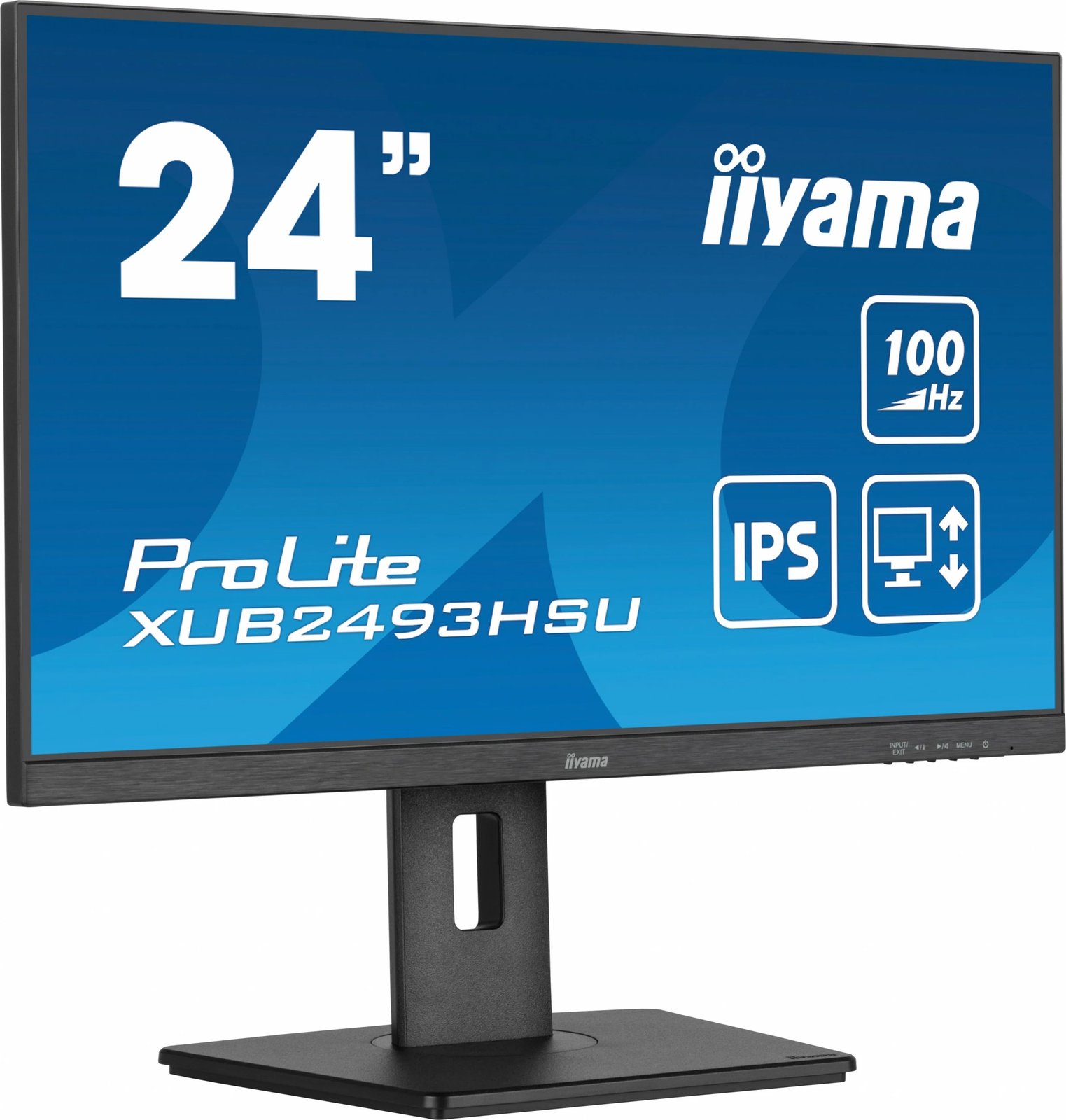 Monitor iiyama ProLite, 23.8", Full HD, LED, 1 ms, i zi