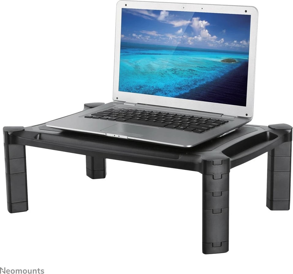 Rritës monitori/laptopi Neomounts, Freestanding, 10 kg, 25.4 cm (10"), 81.3 cm (32"), Rregullim i lartësisë, E zezë