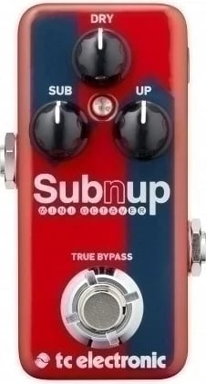 Pedal oktavash TC Electronic Sub N Up Mini, e kuqe