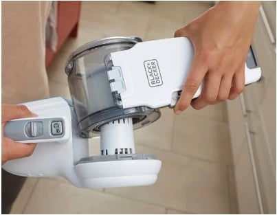 Fshesë dore Black & Decker PV1820L, pa kabllo, argjend