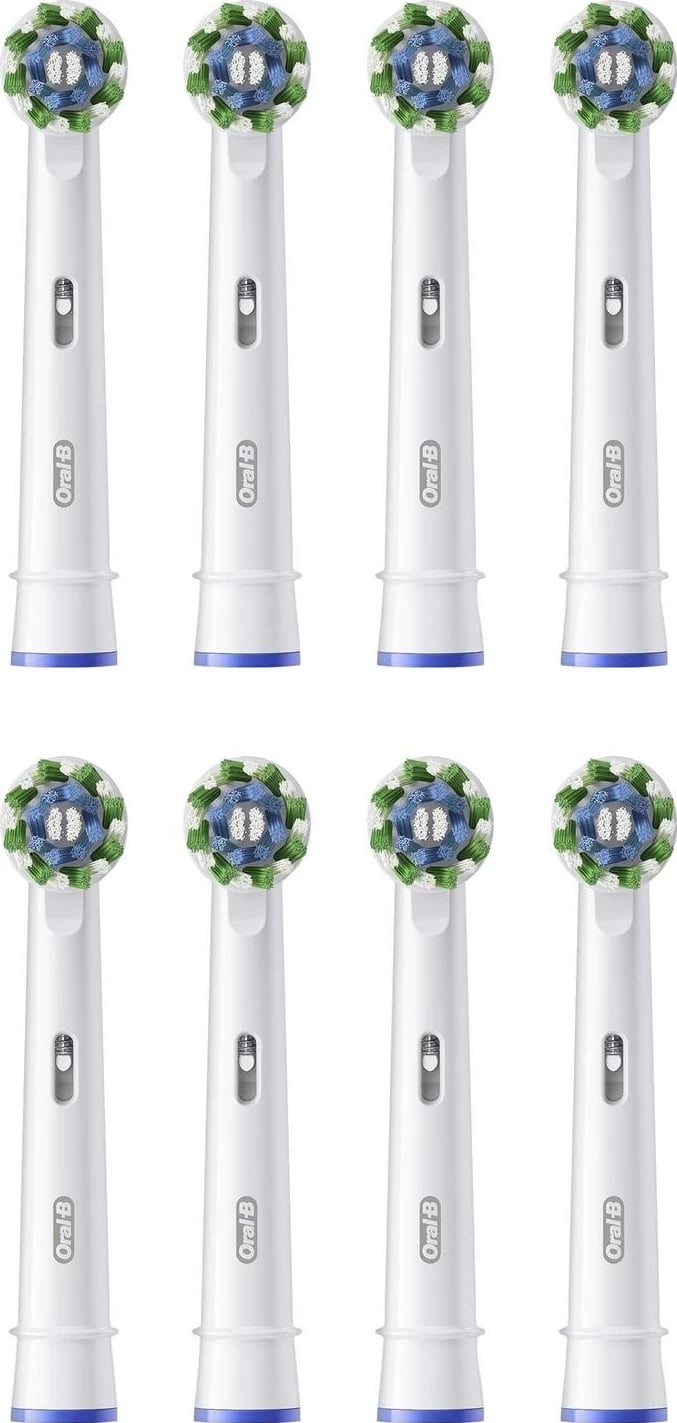 Koka e furçës Oral-B EB50 CrossAction, 8 copë, e bardhë