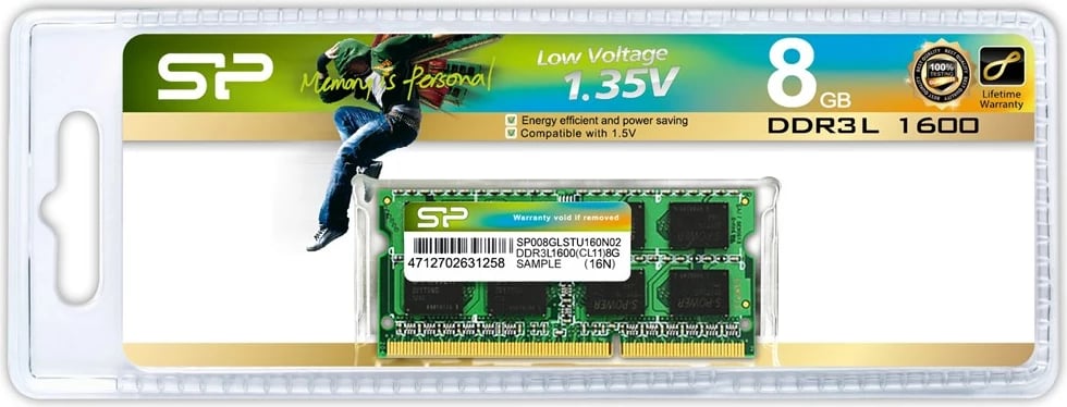 RAM memorie Silicon Power, 8GB DDR3L, 1.6 GHz