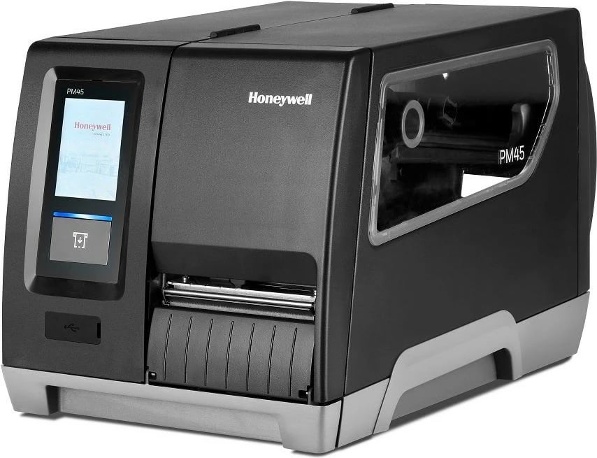 Printer etiketa HONEYWELL PM45, Termotransfer, 203dpi, 108mm, USB, LAN, e zezë