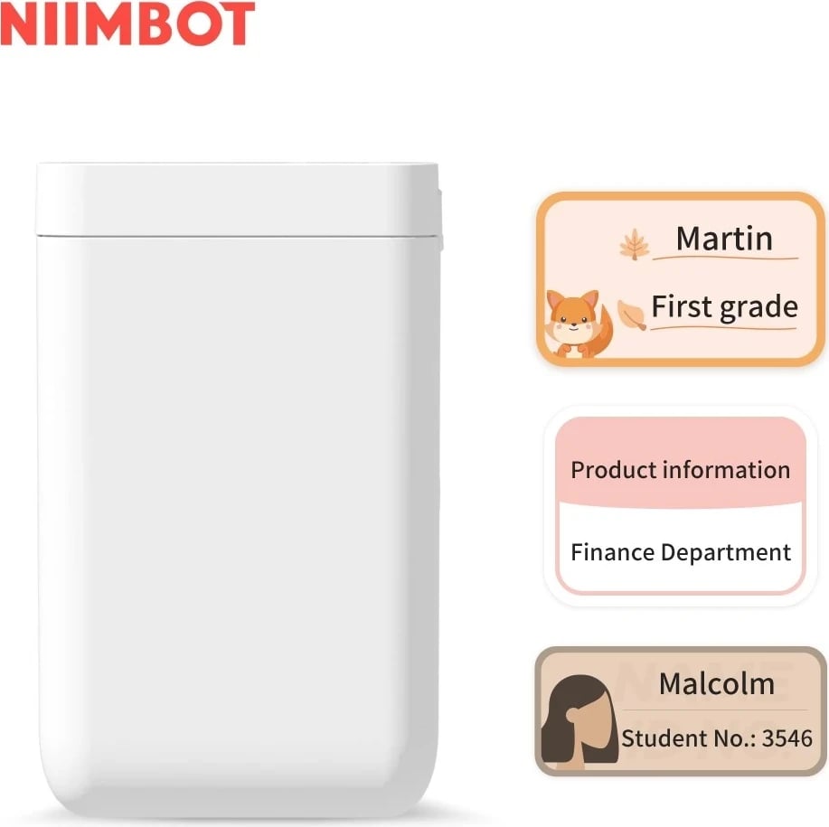 Printer për Etiketa Niimbot D101, i bardhë