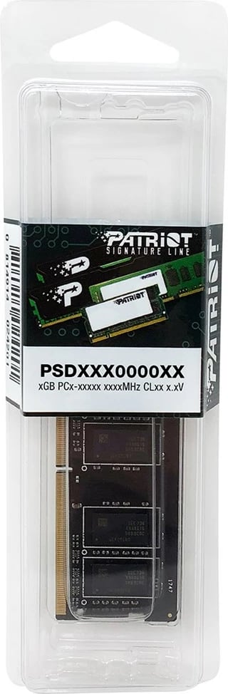 RAM Memorje Patriot SIGNATURE DDR4 SO-DIMM 8GB 3200MHz, e zezë