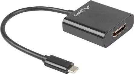 Pështatës USB-C në HDMI Lanberg, e zezë