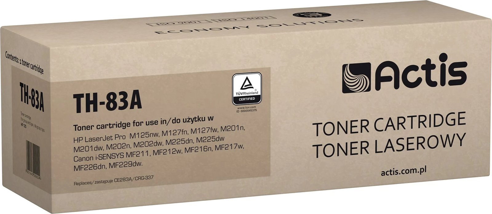 Toner zëvendësues Actis për printer HP, Standard, 1500 fletë