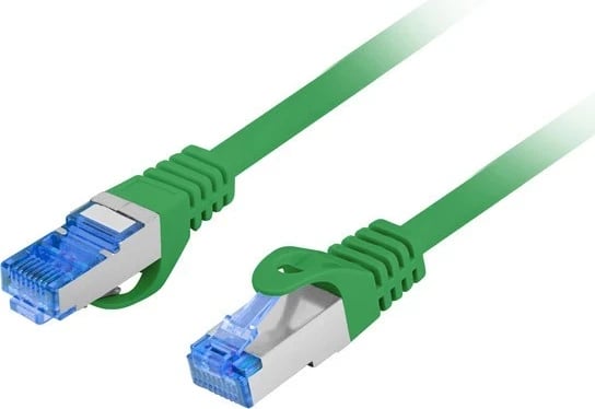 Kabllo rrjeti Lanberg Patchcord, CAT.6A S / FTP, 15m, e gjelbër