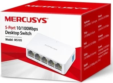 Switch Mercusys MS105, 5 Porta LAN