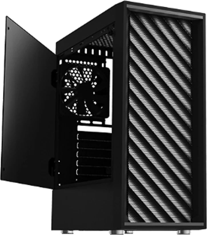 Kasë Zalman PCT7, ATX Mid Tower, Panel anësor akrilik, e zezë