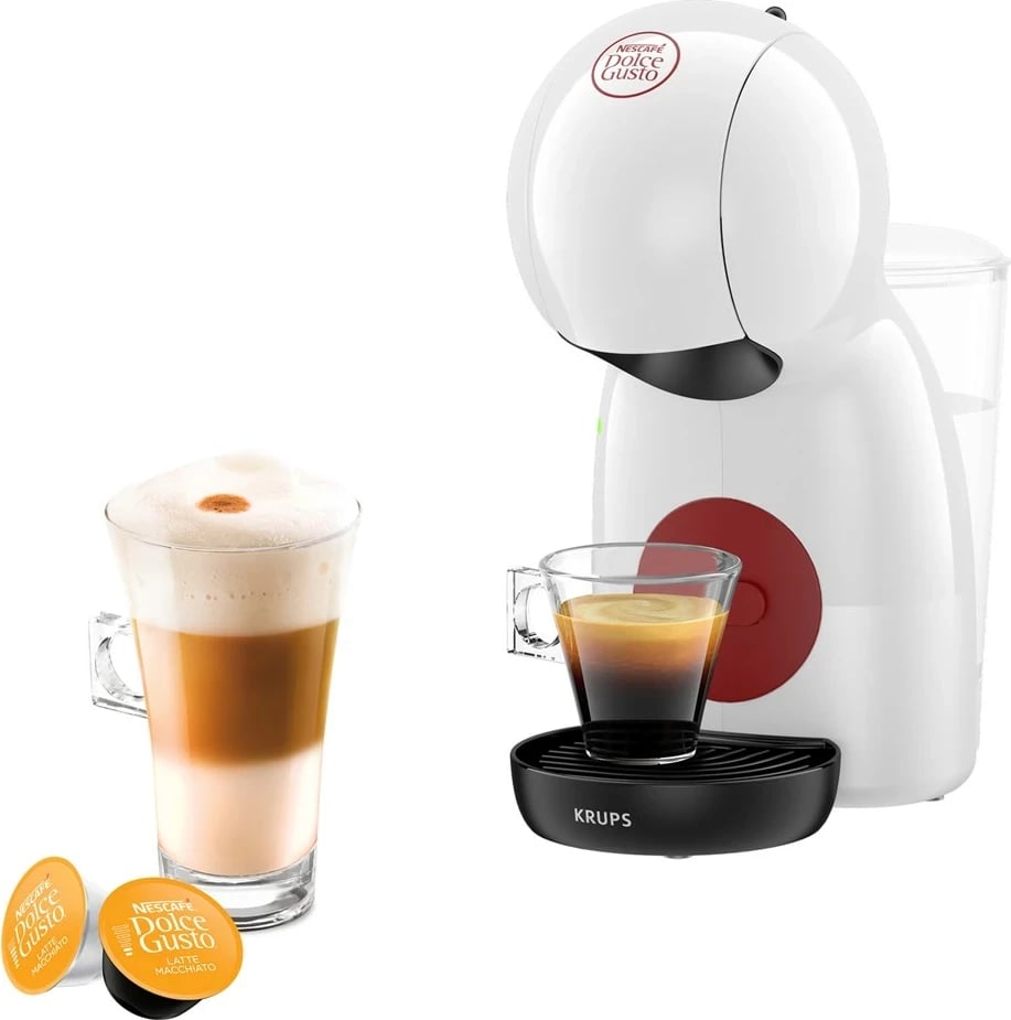 Aparat kafeje kapsulë Krups NESCAFÉ DOLCE GUSTO KP1A31, 0.8 L, Bardhë