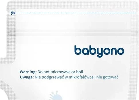 Qese për ruajtje dhe ngrirje Babyono, 180ml, 30 copë