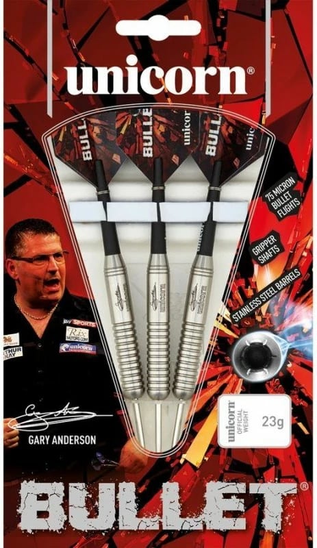 Shigjeta për darts Unicorn Bullet Stainless Steel për meshkuj dhe femra, 22g - 26g